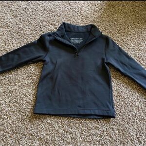 Black Quarter-Zip Kids Obermeyer Fleece